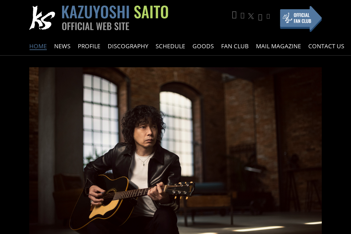 KAZUYOSHI SAITO OFFICIAL WEB SITE